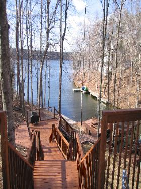 View of Childs Cove and Lake Anna from our top deck