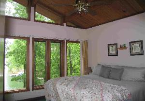 2nd Master Bedroom with Water View and King Bed